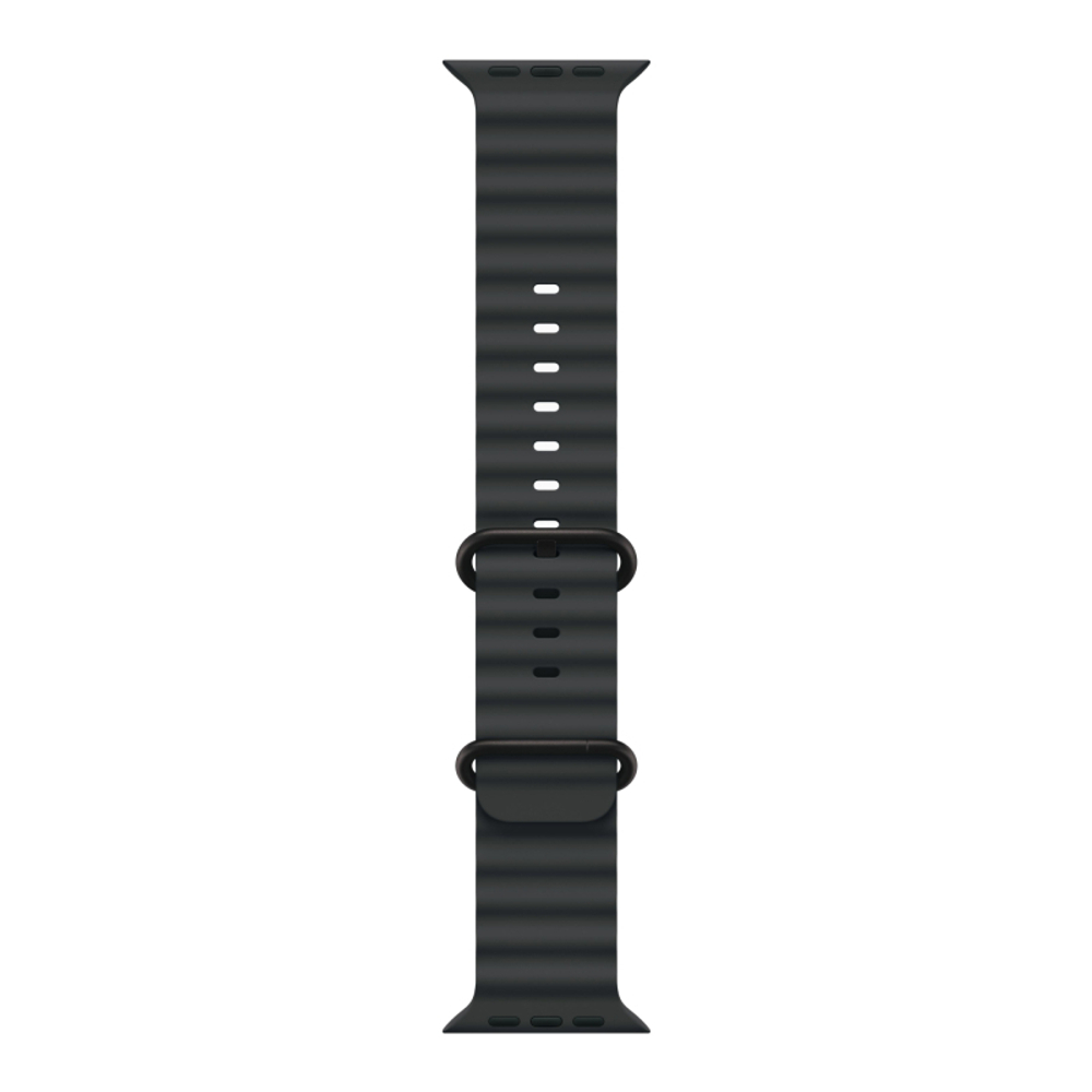 Часы Apple Watch Ultra 2 GPS + Cellular, 49 мм, титан чёрного цвета, ремешок Ocean чёрного цвета (2024)