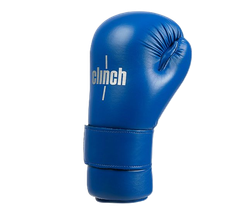 Перчатки ITF, GTF защитные Clinch Semi Contact Gloves Kick синие