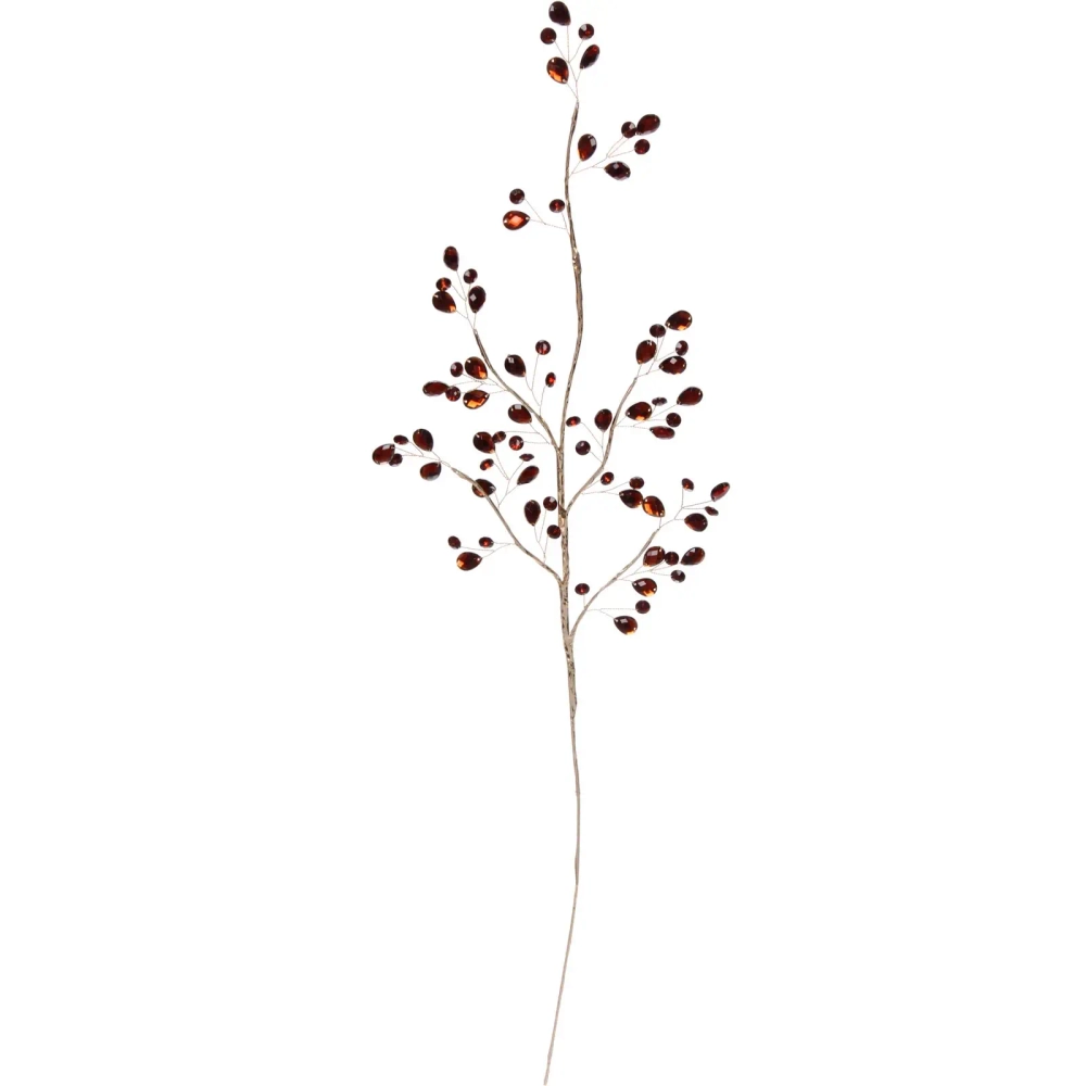 Ветка декоративная «Изящный шарм» 76 см, Шоколад