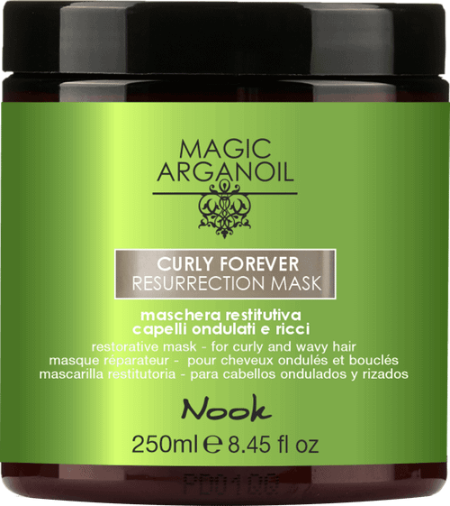 Nook Восстанавливающая маска для всех типов волнистых и кудрявых волос-Resurrection Mask Curly Forever