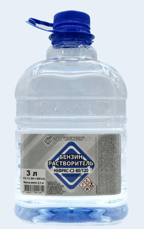 Бензин Растворитель КАЛОША С80/120 (нефрас)  3л     /М