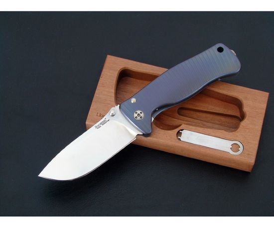 Складной нож Lion Steel "SR-1 ORIGINAL" L/SR1 V c клинком из стали Uddeholm Sleipner®, рукоять титан
