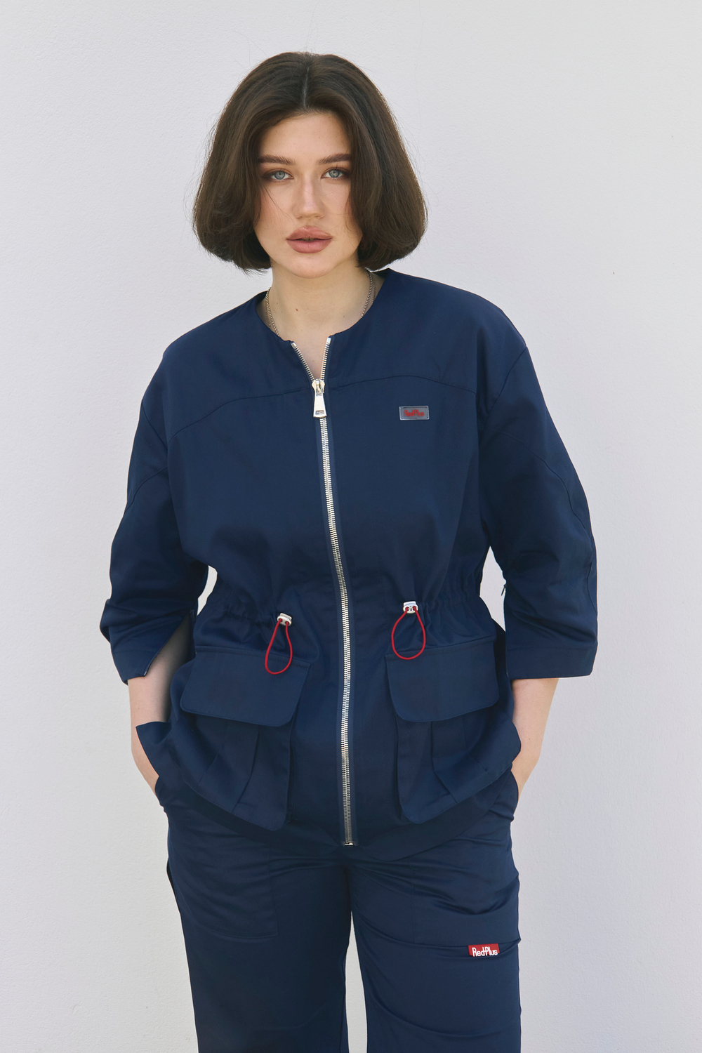 Жакет медицинский женский Волюмэ, нэви