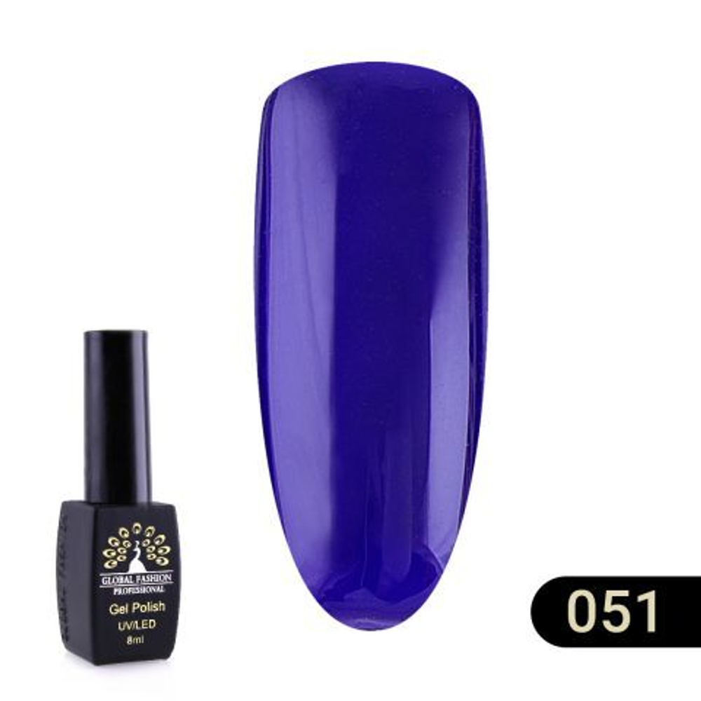 Гель лак BLACK ELITE 051, Global Fashion 8 мл
