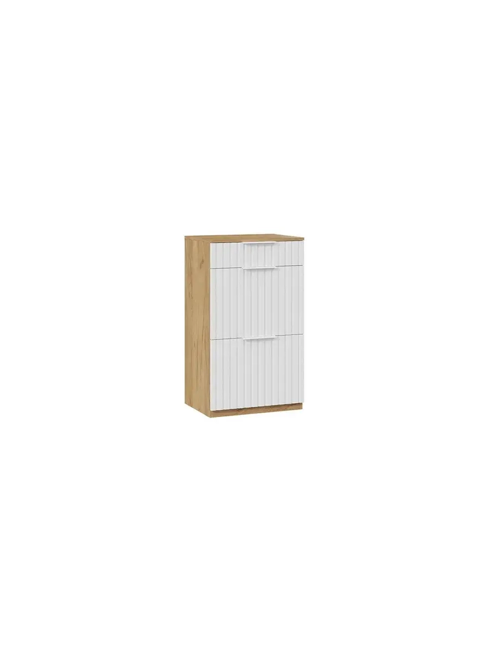 Прихожая с зеркалом Дуб Крафт золотой 145х43х226