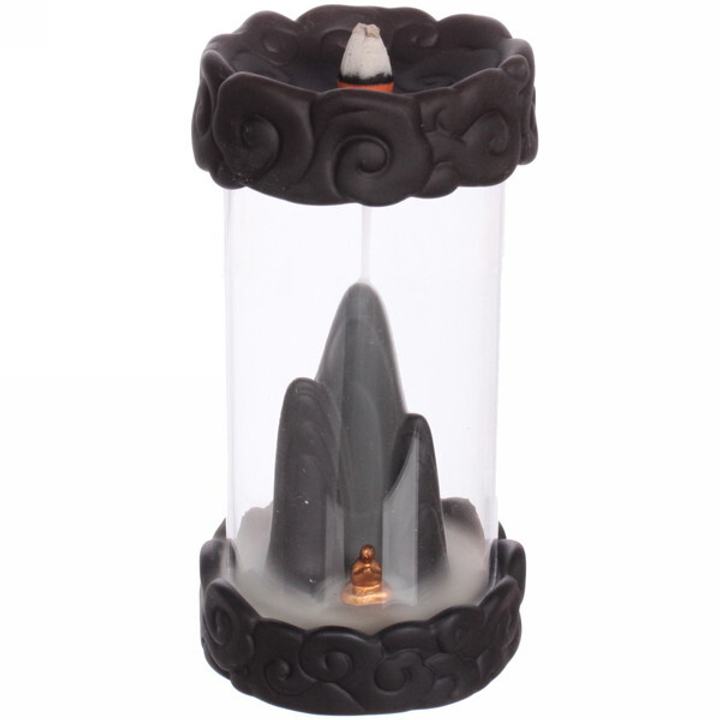 Подставка под стелющиеся благовония Горы мудрости 9,3x9,3x17,5 см