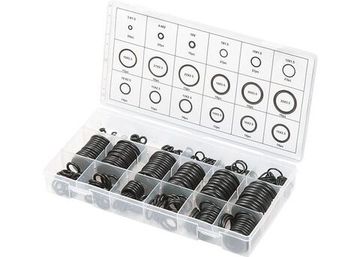 Набор резиновых уплотнительных прокладок, D 3 - 22 мм, 279 предм. Сибртех 47598