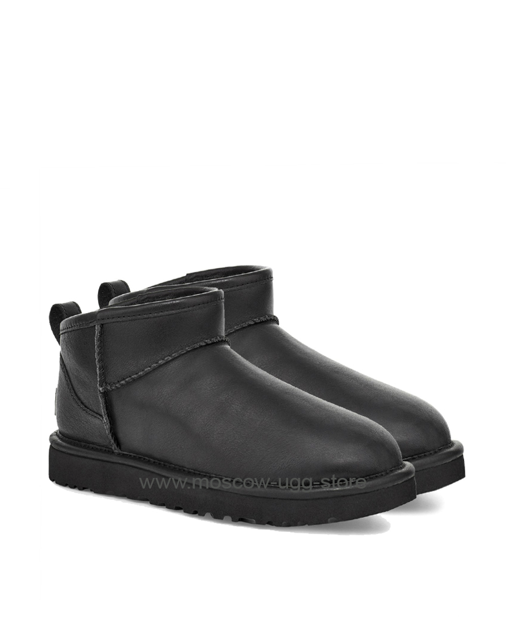 ULTRA MINI MEN LEATHER II Black