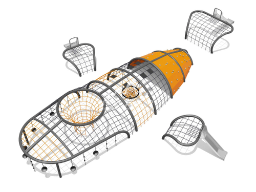 Пространственная канатная конструкция 34607