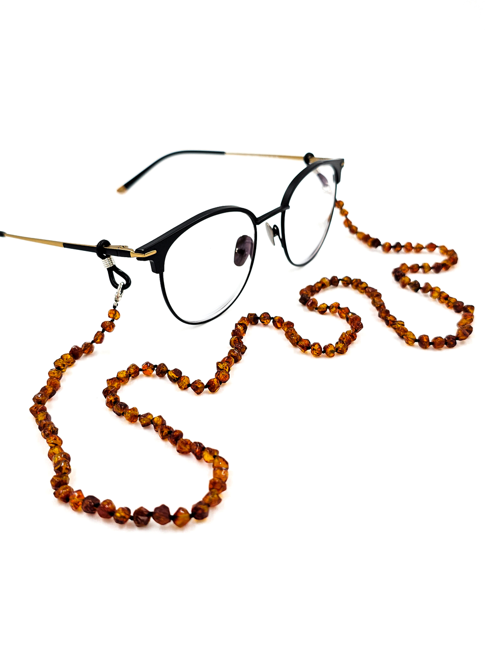 Держатель/Шнурок/Цепочка для очков из натурального калининградского янтаря