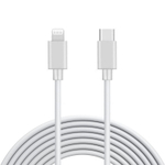 Кабель Lightning -TypeC iPhone 12 без лого (белый) 1м