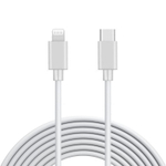 Кабель Lightning -TypeC iPhone 12 без лого (белый) 1м
