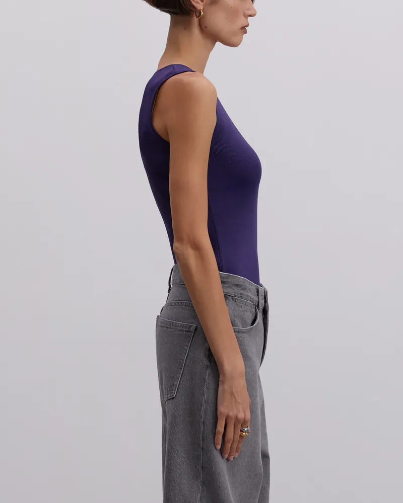 Серые джинсы-багги