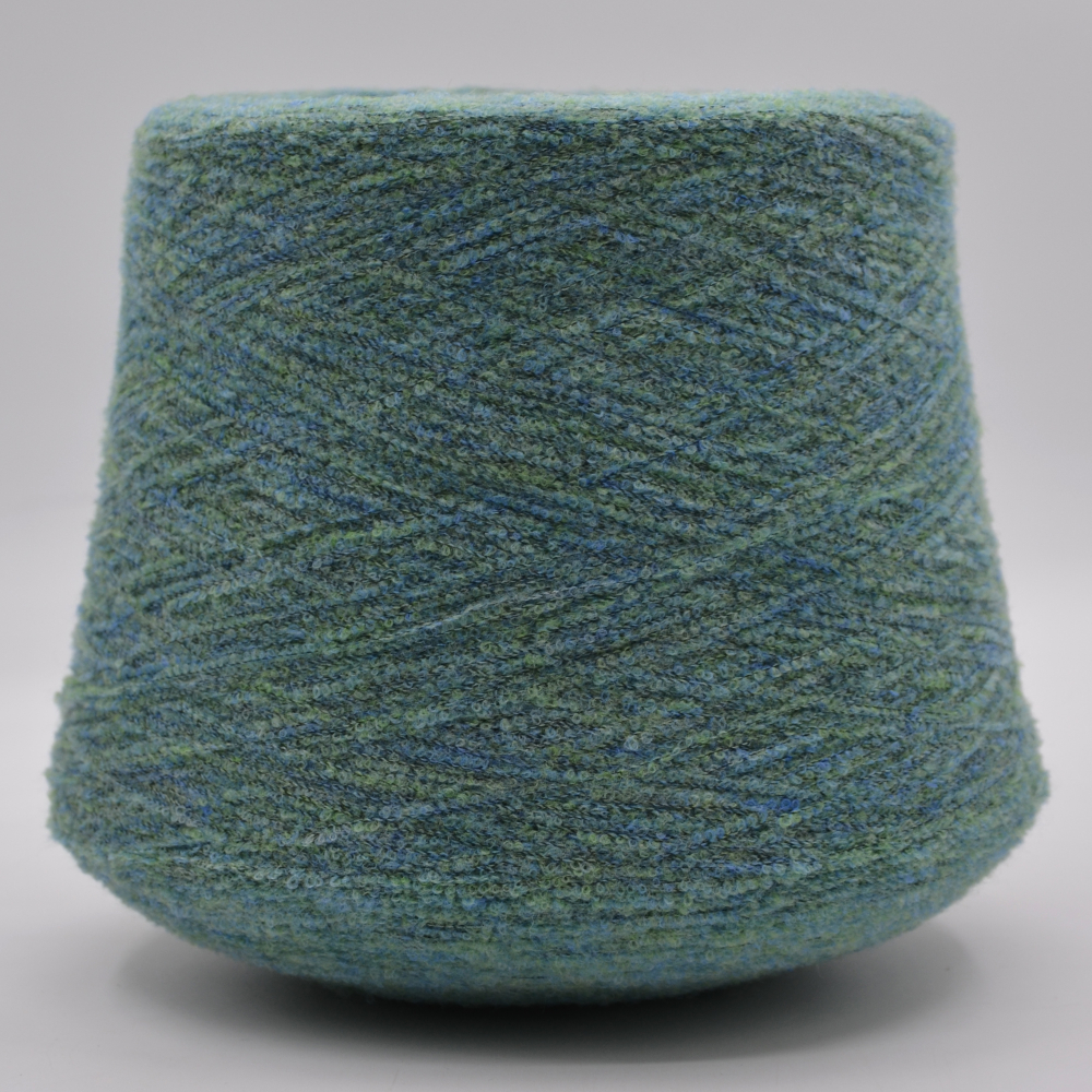 Zegna Baruffa Lane Borgosesia Art. MOUSSE FANTASIA (сине-зелёный мульт)