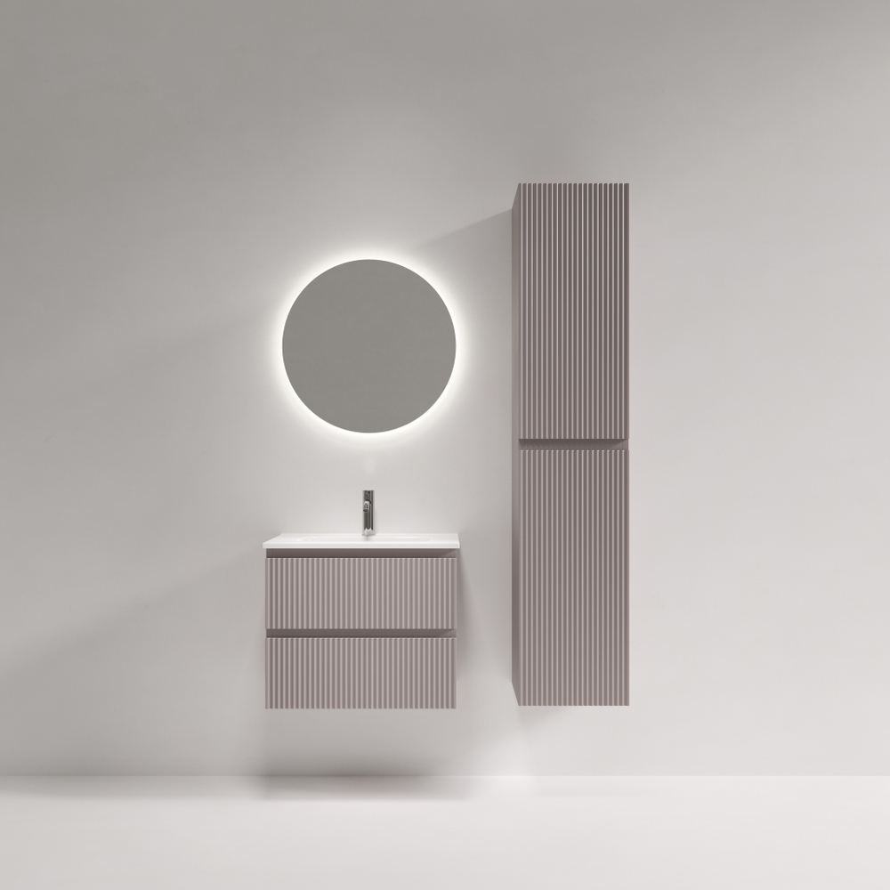 Тумба подвесная SANCOS Snob R 590х390х500, c двумя ящиками оснащенными доводчиками, Doha Soft, арт.SNR60/39SM