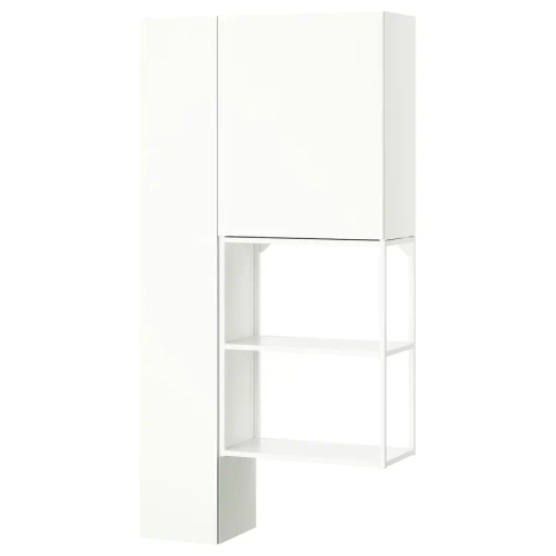 Книжный шкаф -  ENHET IKEA/ ЭНХЕТ ИКЕА, 180х90 см, белый