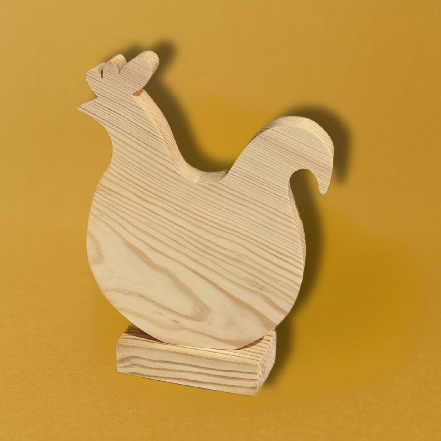 курица на подставке,  ,15*13см , сосна