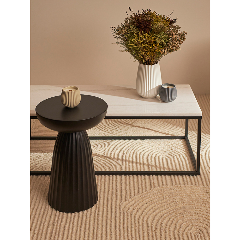 Свеча ароматическая vetiver & black cypress из коллекции edge, синий, 30 ч