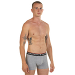 Набор из 3 серых меланжевых трусов-боксеров DonDon (Размер: XL) (Цвет: серый)