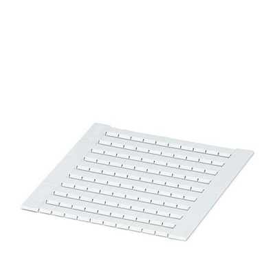 0803618 - ZBFM 6/WH:UNBEDRUCKT - Маркировочный лист Zack, плоский