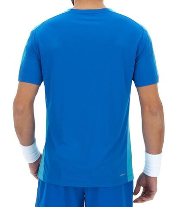 Мужская теннисная футболка Lotto Superrapida VIII - blue