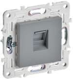 SKANDY Розетка компьютерная RJ45 кат.6 SK-K02Gr серый IEK