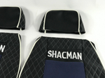Чехлы Премиум стеганные кожа + аликанте вышивка SHACMAN X3000 SH01 Польша