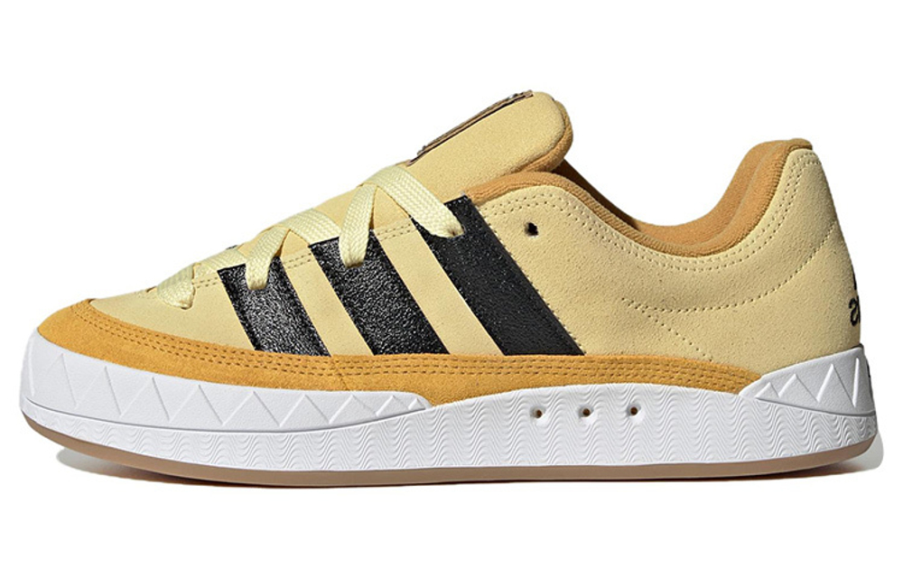 Adidas originals Adimatic bread shoes non-slip wear-resistant lightweight low-top sneakers for men and women the same yellow and black