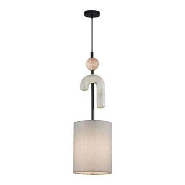 Подвес 5410/1A черный матов./серый/металл/полирезин/ткань E14 1*40W Hightech Odl_Ex24 Bagel Odeon Light Exclusive