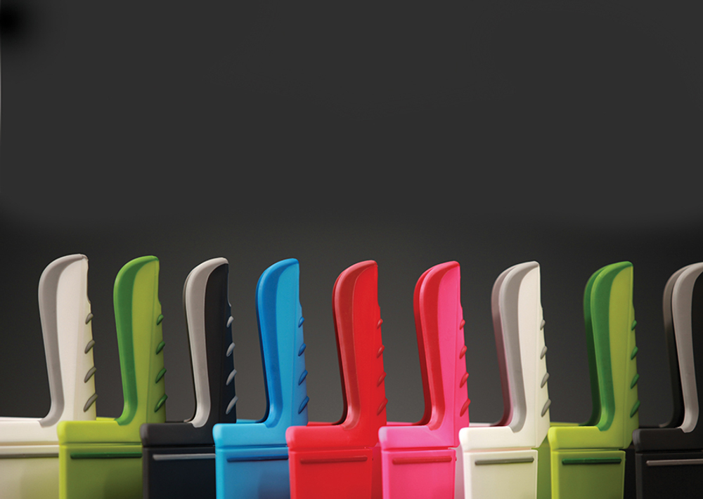 Доска разделочная Chop2Pot™ Plus большая красная Joseph Joseph