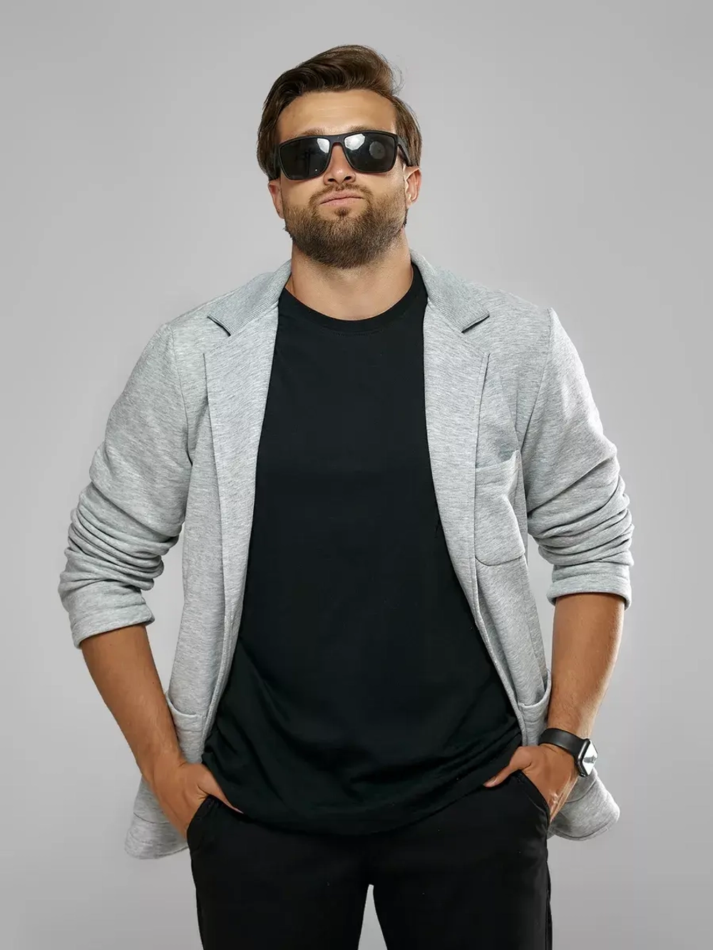 Пиджак-блейзер без подкладки со шлицей