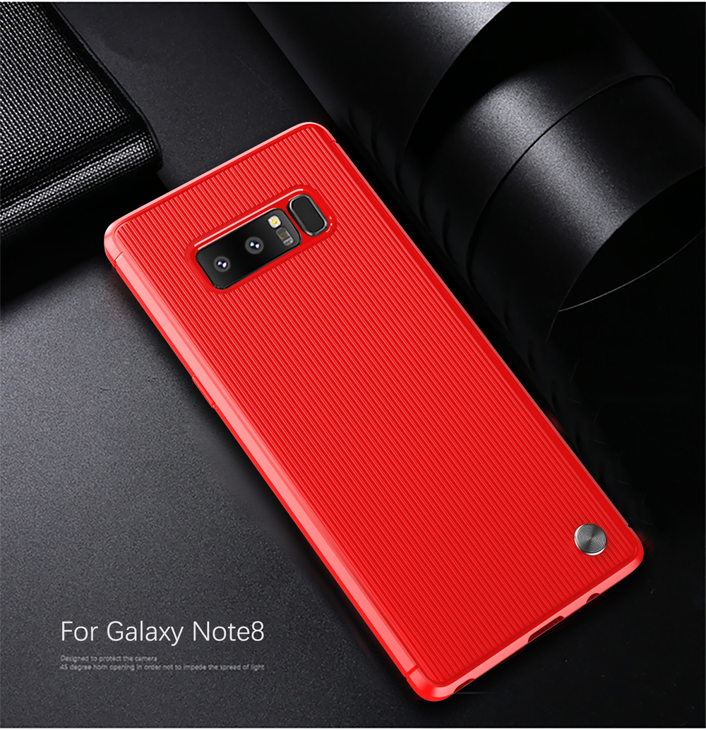 Чехол для Samsung Galaxy Note 8  цвет Red (красный), серия Bevel от Caseport