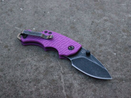 Складной нож KERSHAW Shuffle 8700PURBW c клинком из стали 8Cr13MoV, рукоять GRN