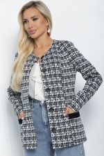 Жакет Джорджия (черно-белый) Б11260 LT Collection