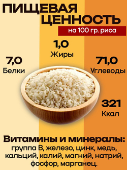 Рис круглозерный Аливико 800 г (для гарнира и каш)