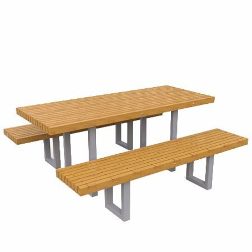 Стол уличный с лавками Даллас