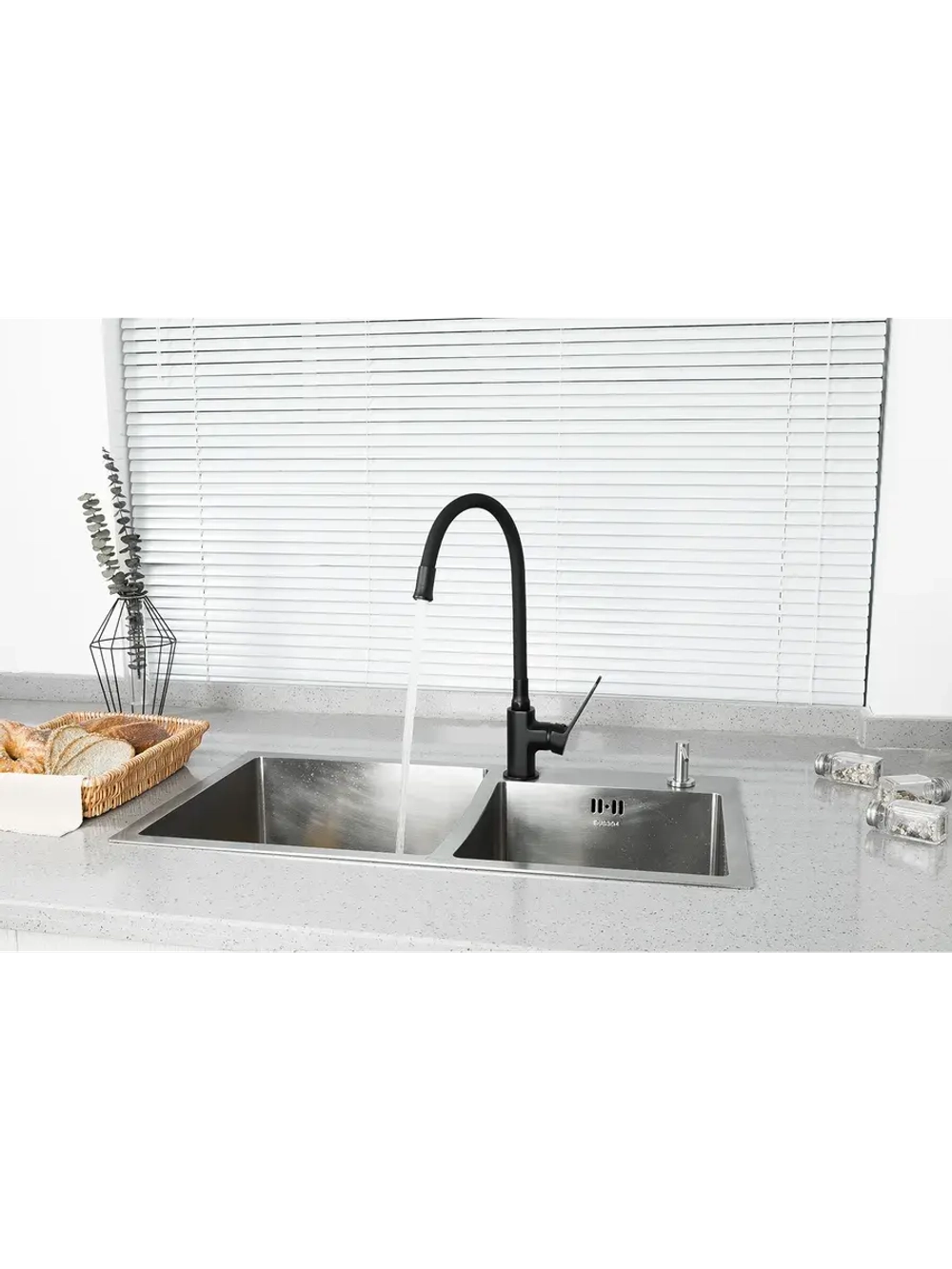 Смеситель для кухни с гибким изливом FRAP F4462