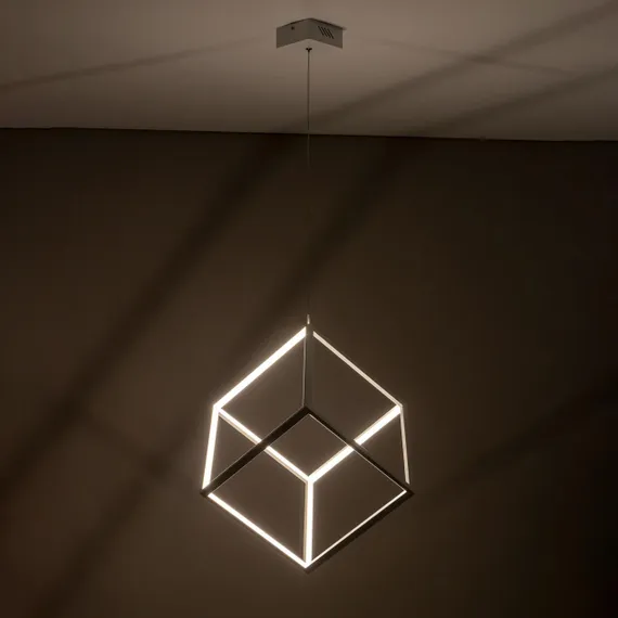 CL719300 Куб Белый Св-к Подвес, LED 40W*4000K