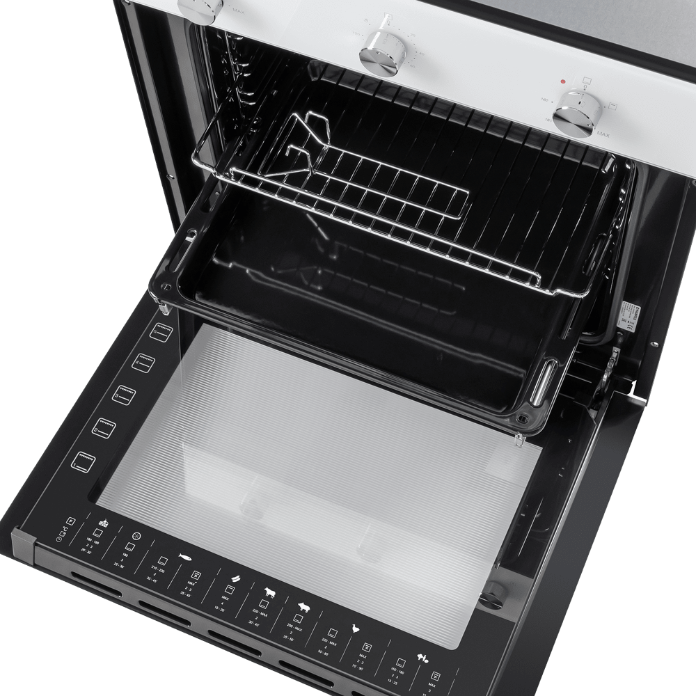 Шкаф духовой газоэлектрический MAUNFELD EOGC604W Slim