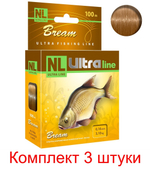 Полиэстровая леска NL ULTRA BREAM летняя 0,18 мм 1 шт
