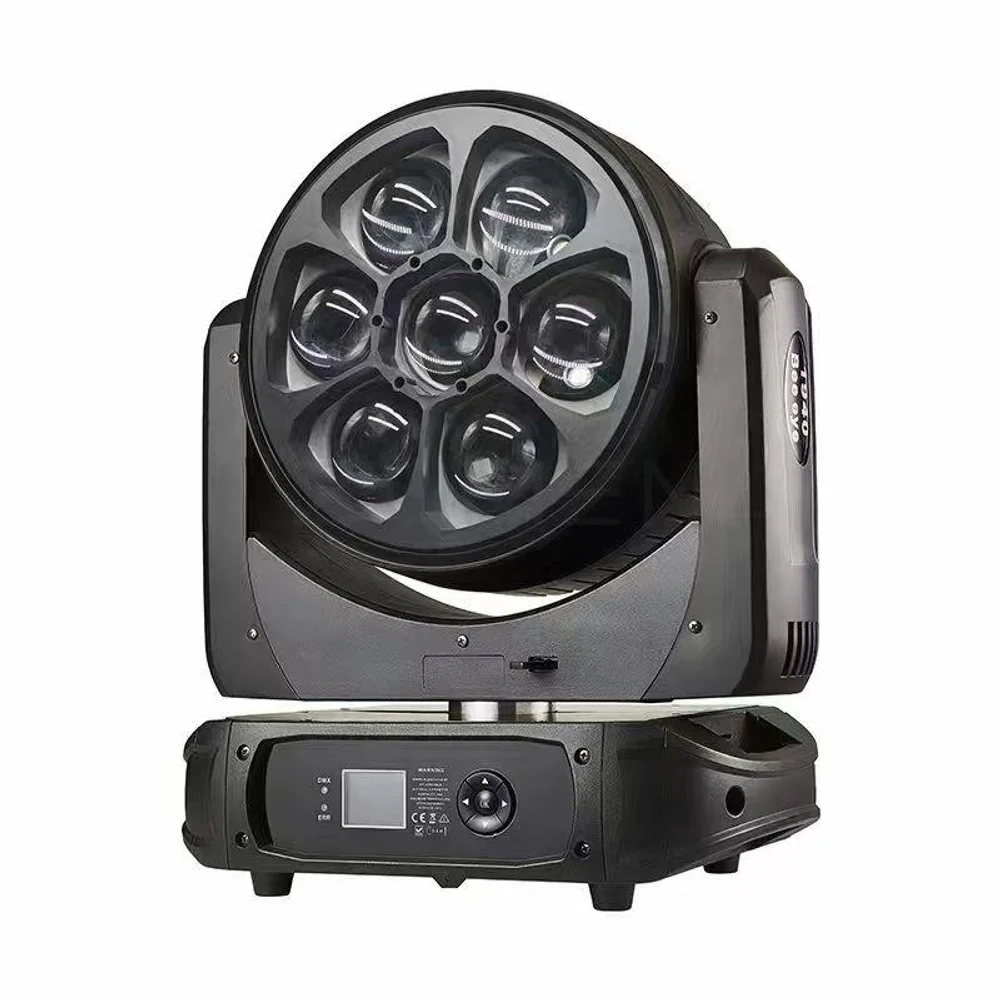 PL-P760BY — вращающаяся голова Wash 7×60 Вт RGBW с зумом 5°–45°