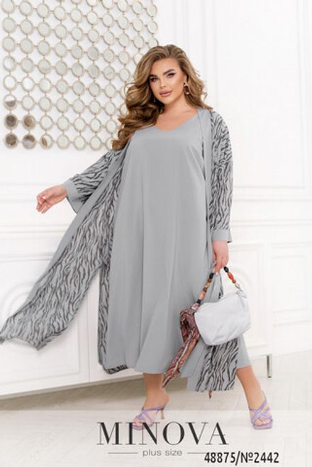 Костюм 2442-серый Minova Фото 2