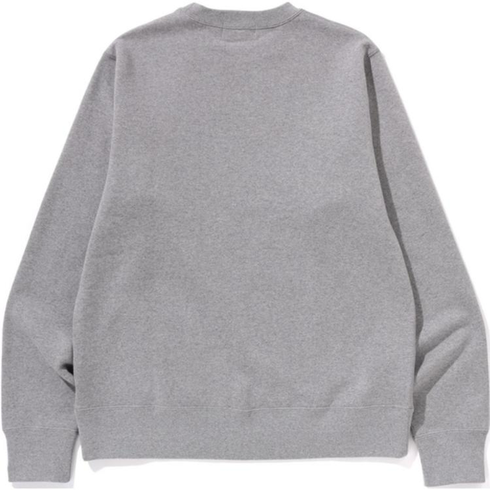 A Bathing Ape Bathing Ape Faded Printed Sweater серый