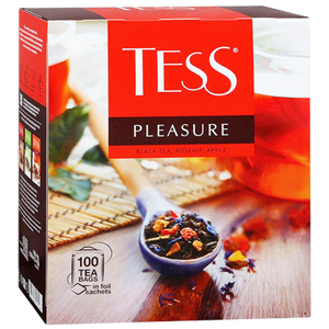 ЧАЙ TESS ЧЕРНЫЙ PLEASURE 1.5ГР 100ПАК