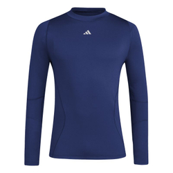 Мужская теннисная футболка с длинным рукавом Adidas Techfit Cold.rdy - tena blue