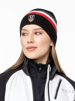 Шапка MOAX Tradition Sport stripe, черный/красный 23575-10010