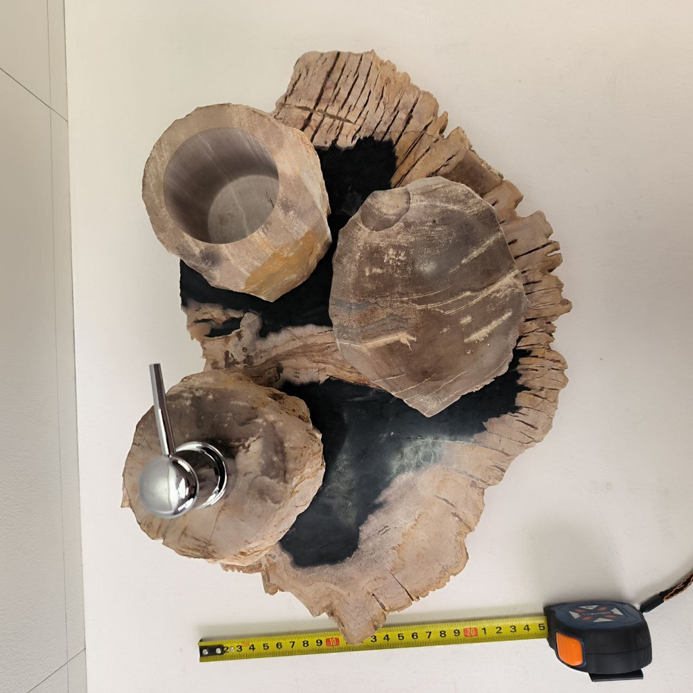 Набор из окаменелого дерева 4 предм Fossil Set NF-63281 поднос 149