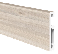 Напольный плинтус ПВХ Foresta Grace Мавелла милк FG 026 2000х70х13 мм