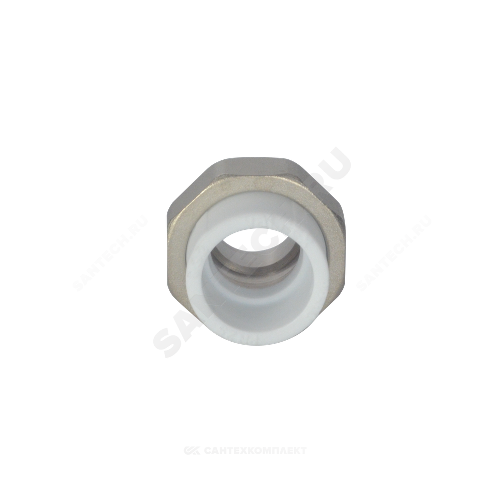 Муфта PP-R комбинированная разъемная белая Дн 25х1/2" НР VALFEX 10156115