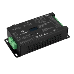 Декодер SMART-K55-DMX (12-24V, 5x6A, XLR3) (Arlight, Металл) 028449
